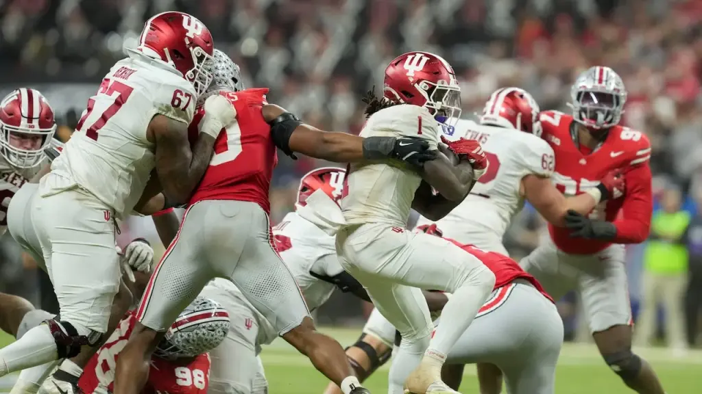 Indiana takes the Big 10 championship following Ohio State's missed short field goal.