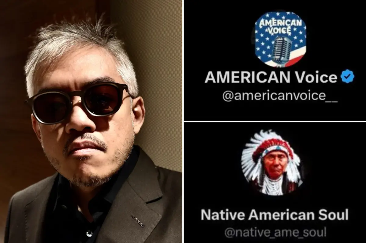 Influencer X accounts attempt to justify their American patriotism, even though they have never been to the country.