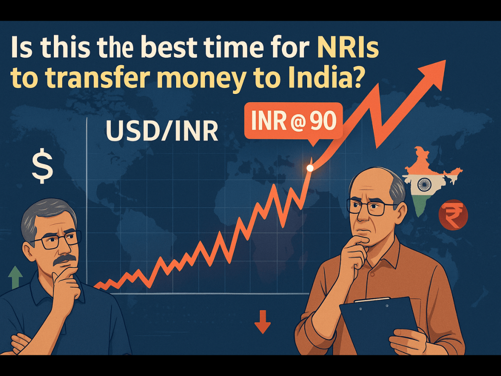 Is it the right moment for NRIs to send money to India as the Rupee drops below 90 per USD?