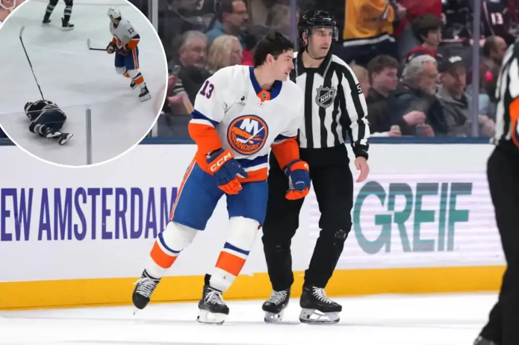 Islanders support Mat Barzal for defending Matthew Schaefer in stick-swinging incident