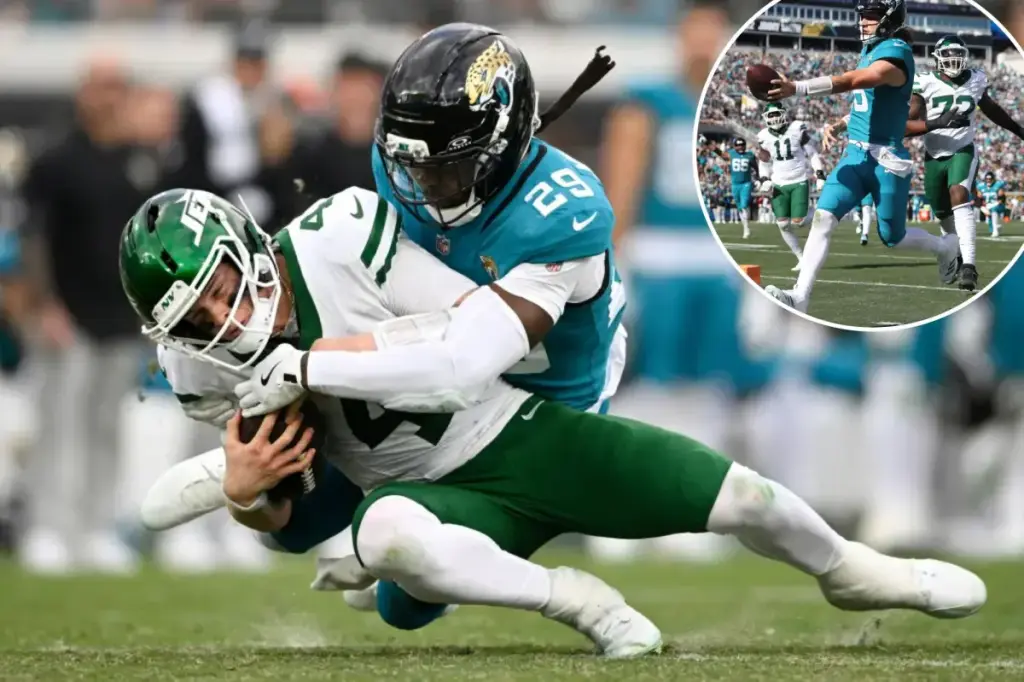 Jaguars overwhelm Jets in a clear discrepancy to extend tough season