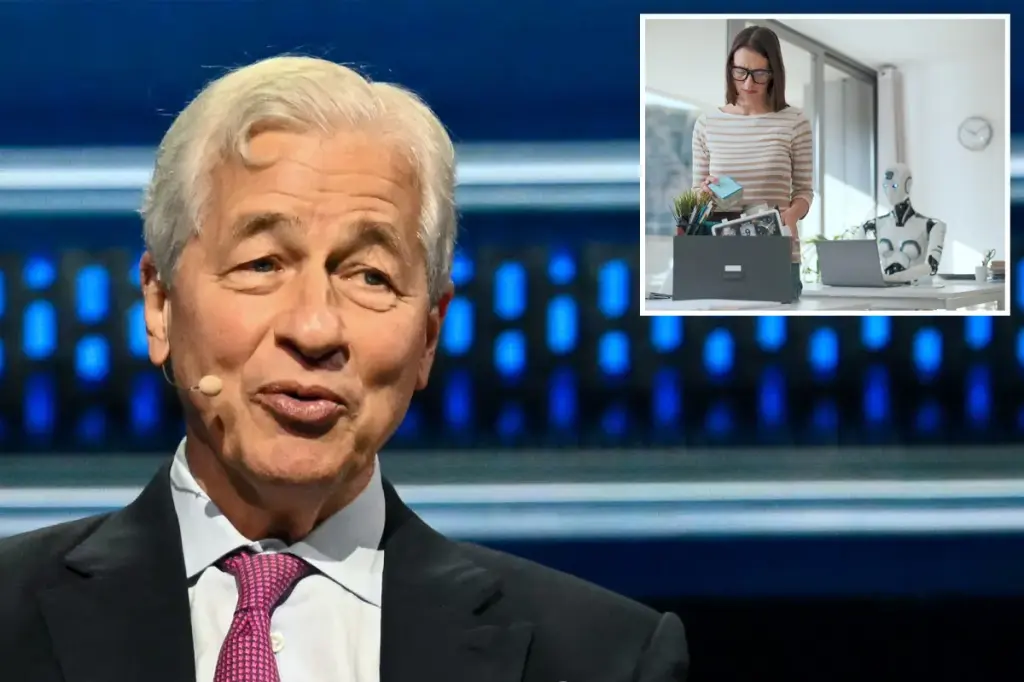 Jamie Dimon states that AI won't lead to significant job losses next year if it is appropriately regulated.