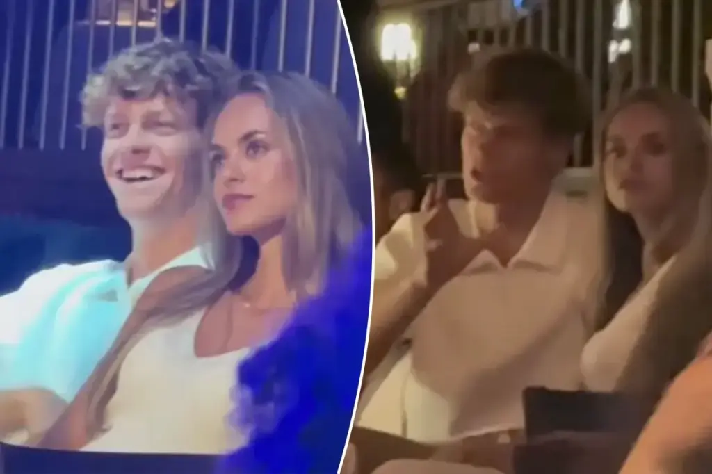 Jannik Sinner seen with his model girlfriend for the first time