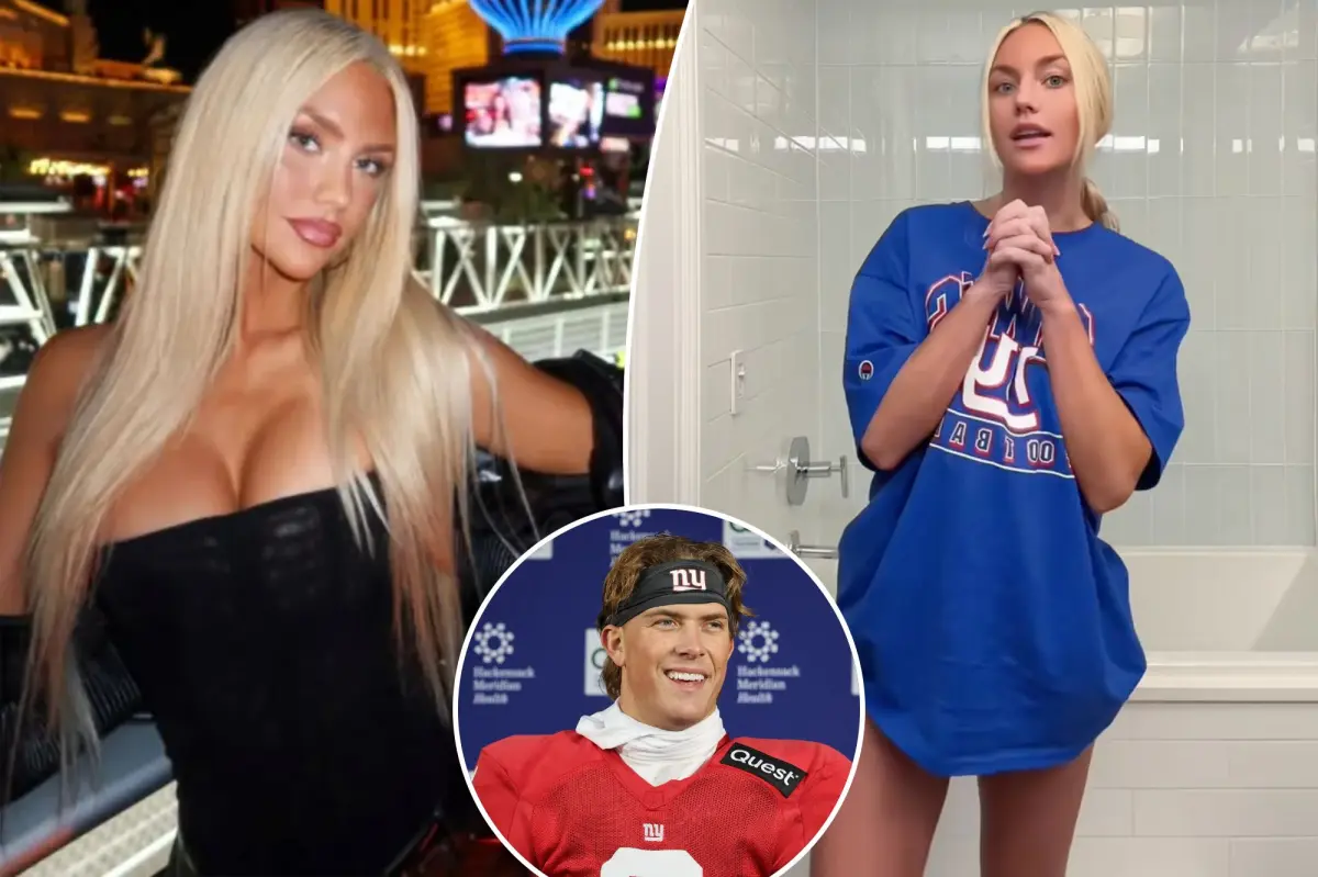 Jaxson Dart romance speculation soars after Marissa Ayers dons Giants gear