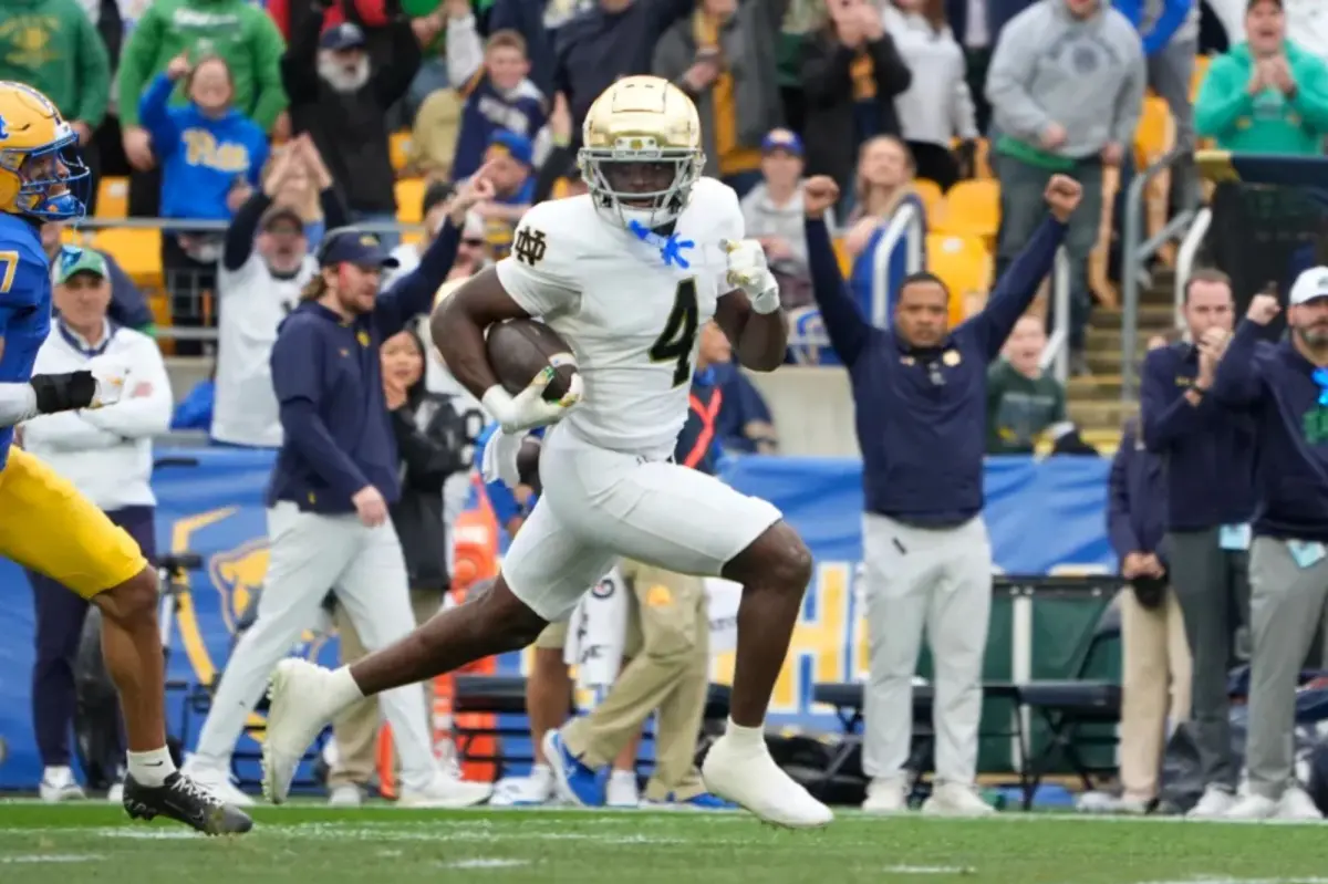 Jeremiyah Love from Notre Dame speaks openly about the 'freeze out' talk from opponents