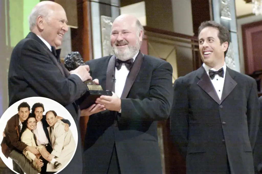 Jerry Seinfeld shares how Rob Reiner helped keep 'Seinfeld' from being canceled.
