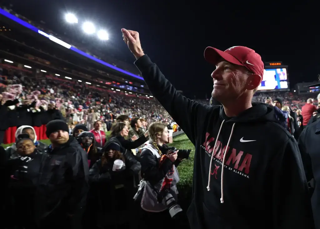 Kalen DeBoer assures he will remain at Alabama despite rumors about Michigan