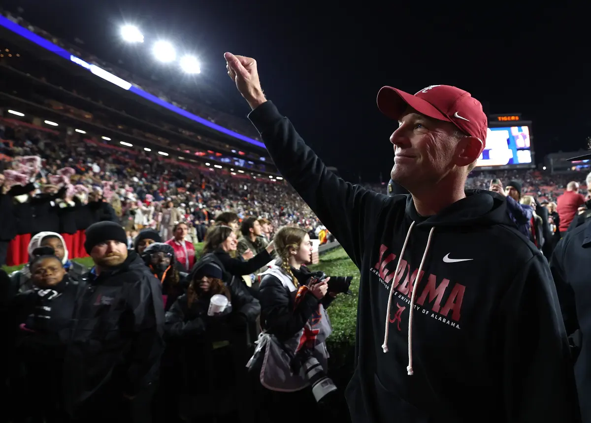 Kalen DeBoer assures he will remain at Alabama despite rumors about Michigan