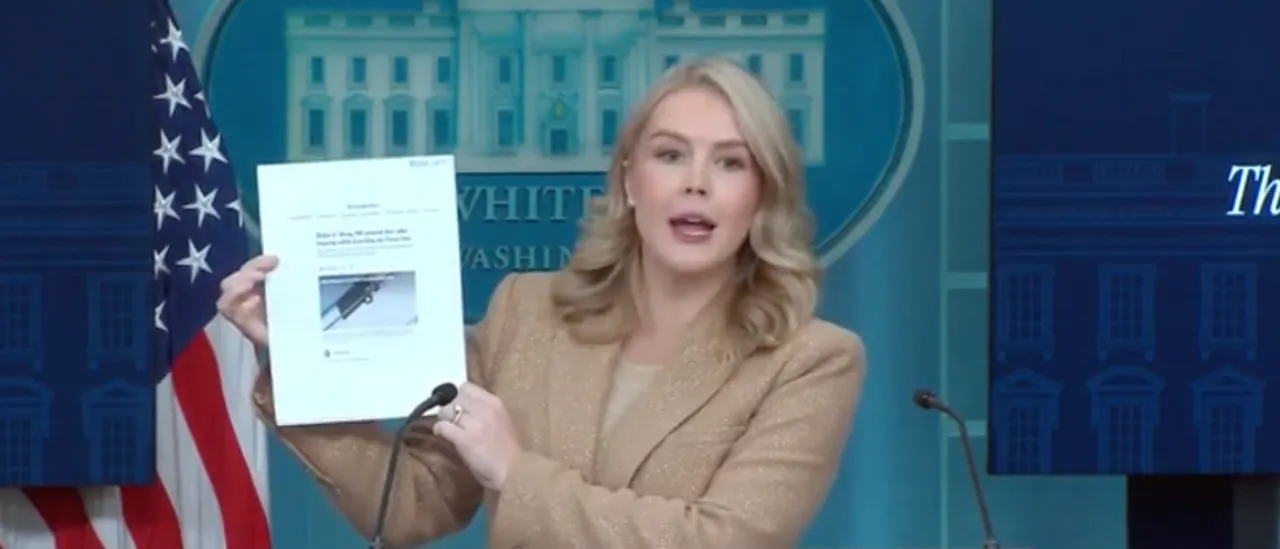 Karoline Leavitt Confronts Reporter Who Praised Biden's Health Yet Questioned Trump's Fitness