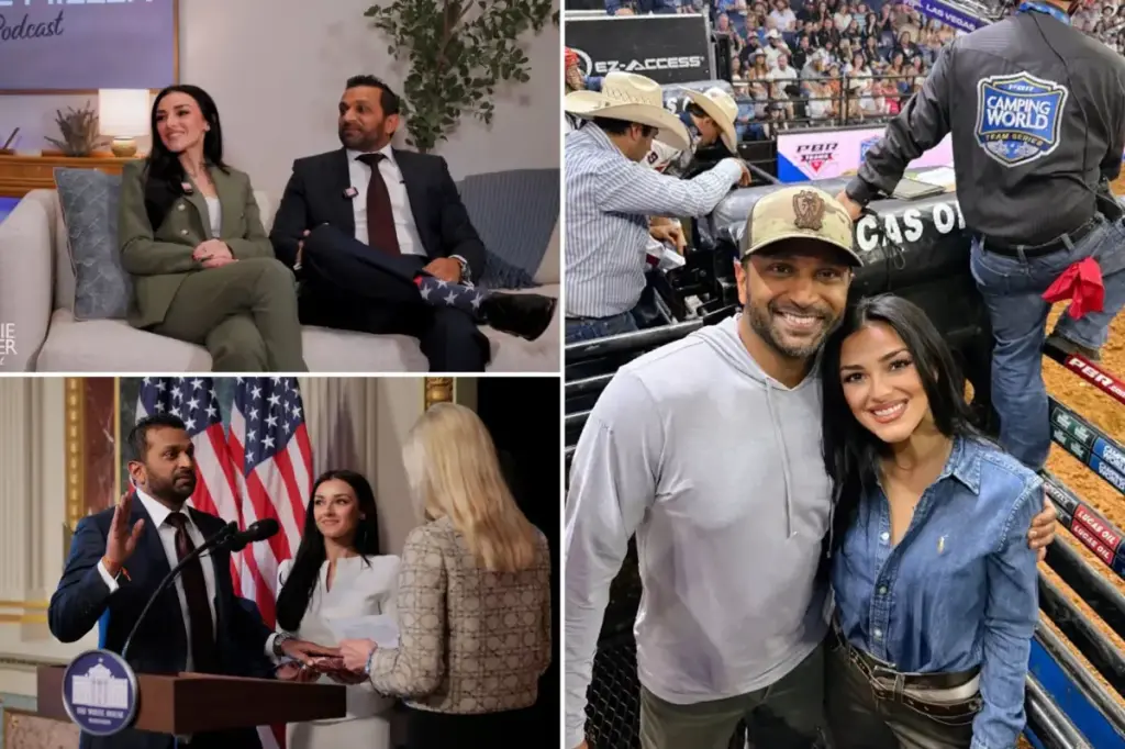 Kash Patel explains his use of a private jet, and his girlfriend dismisses rumors about her being connected to Mossad.