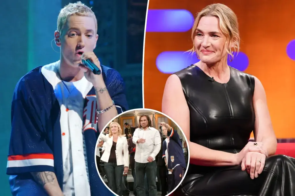 Kate Winslet shares Eminem's strange inappropriate request during their time on 'SNL' together