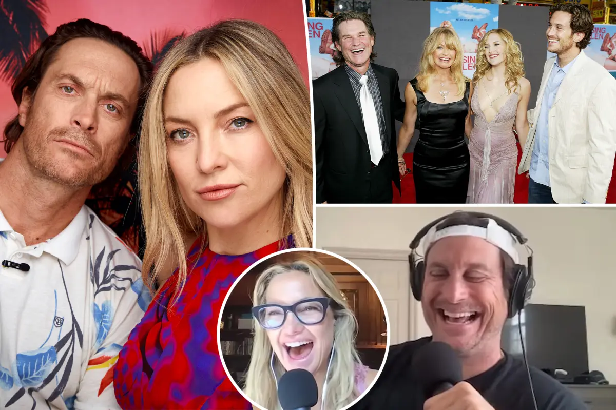 Kate and Oliver Hudson share how their family deals with political issues.