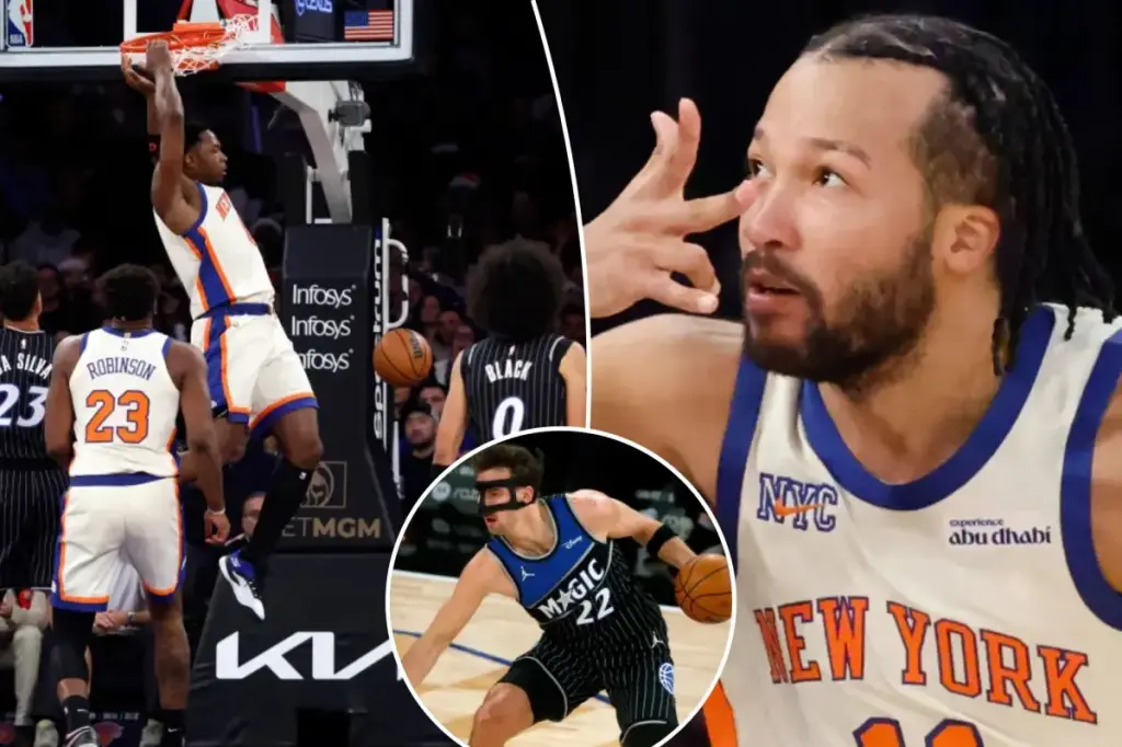 Knicks take revenge on Magic following Franz Wagner's injury