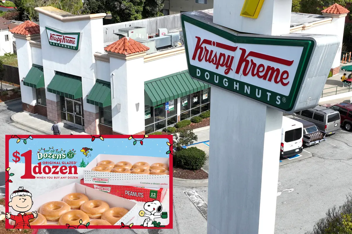 Krispy Kreme's Day of the Dozen: $1 for a dozen doughnuts