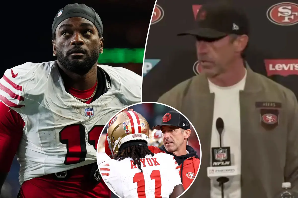 Kyle Shanahan hasn't seen Brandon Aiyuk for a month