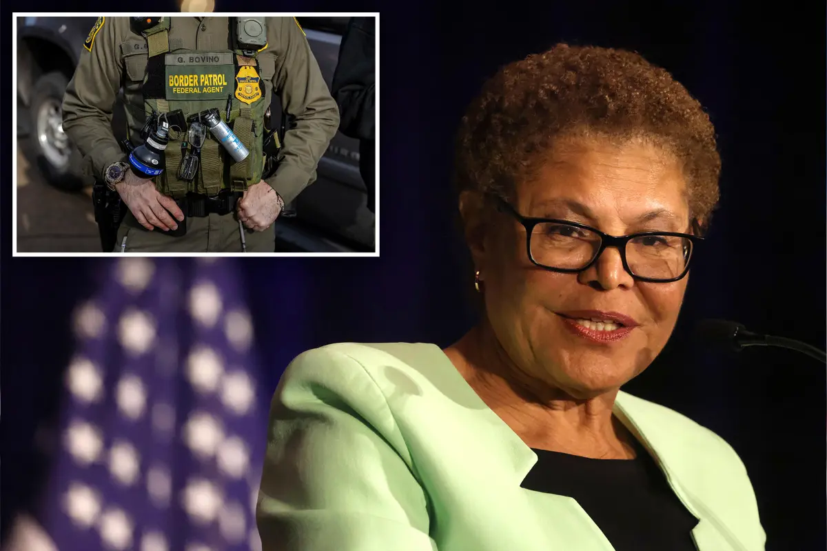 LA Mayor Karen Bass expresses disappointment over Hispanics joining Border Patrol.