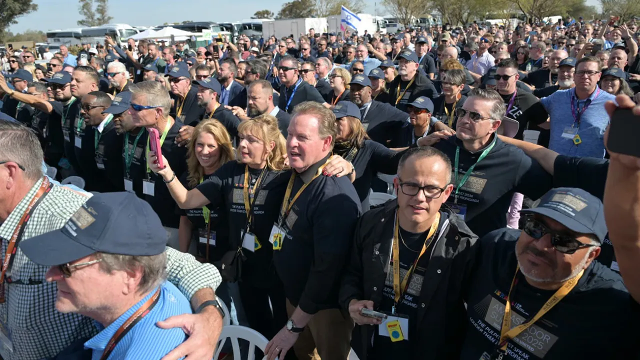 Large group of US pastors arrives in Israel for a solidarity mission