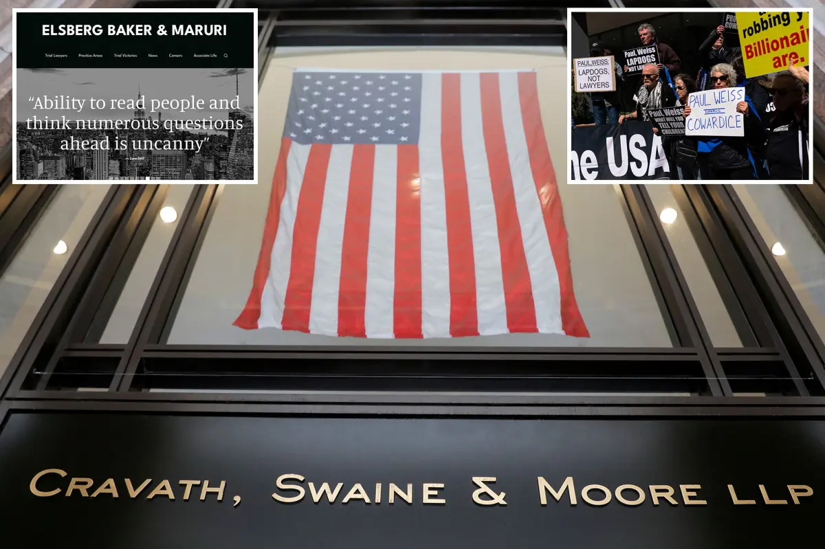 Law firms offer large bonuses to keep young lawyers from leaving.