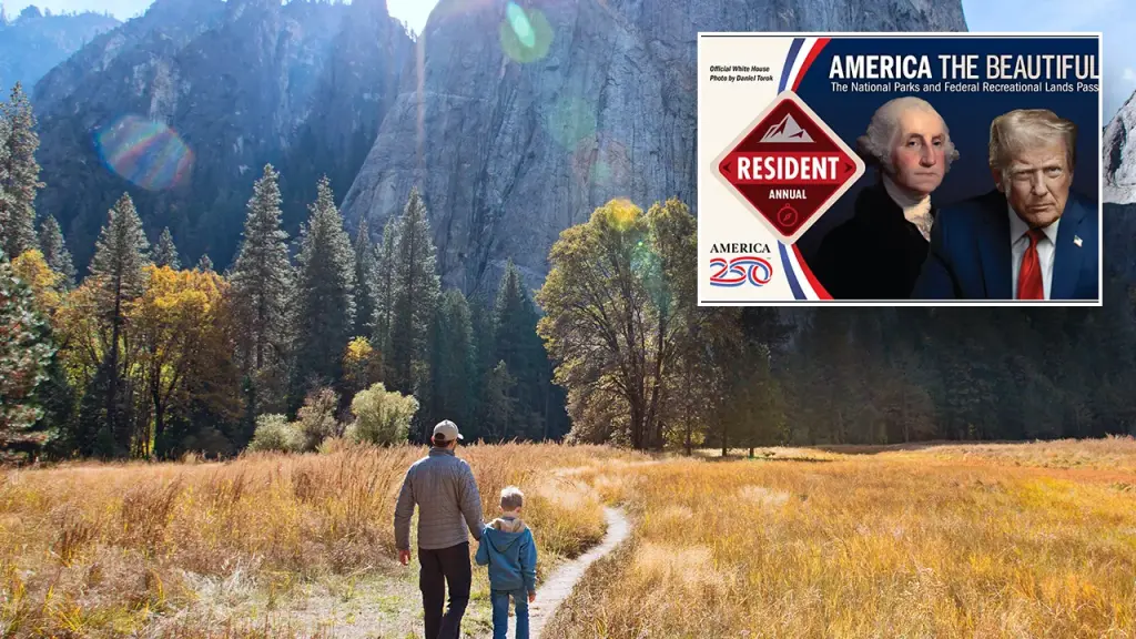 Lawsuit claims Trump's image took the place of park photo on national pass