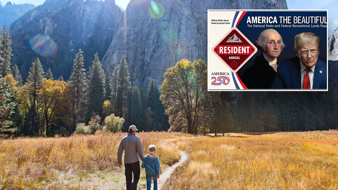 Lawsuit claims Trump's image took the place of park photo on national pass