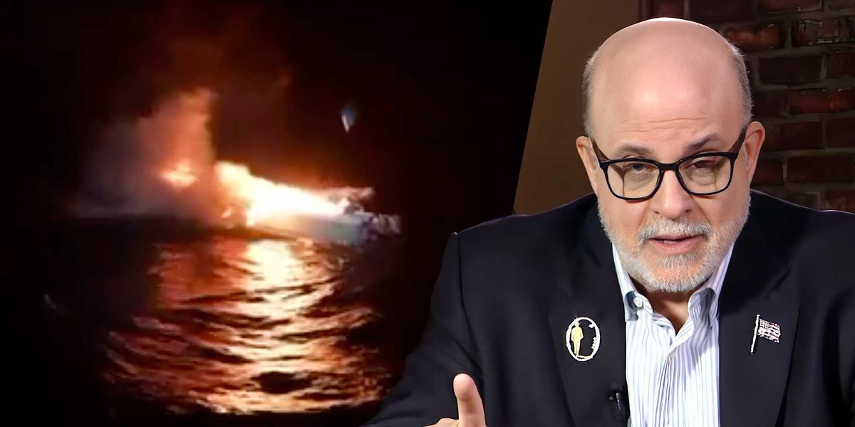"Let me assist you, fool" — Mark Levin harshly criticizes Rachel Maddow for blaming Trump for initiating war with Venezuela.