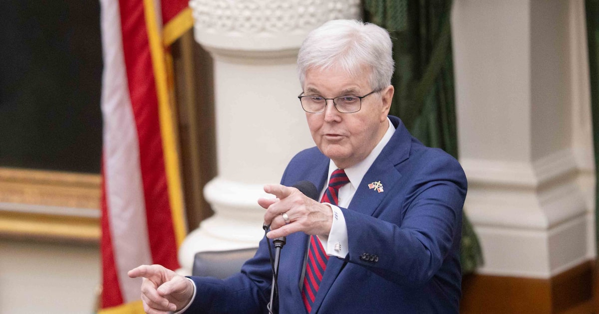 Lt. Gov. Dan Patrick proposes property tax exemptions for homeowners aged 55 and up