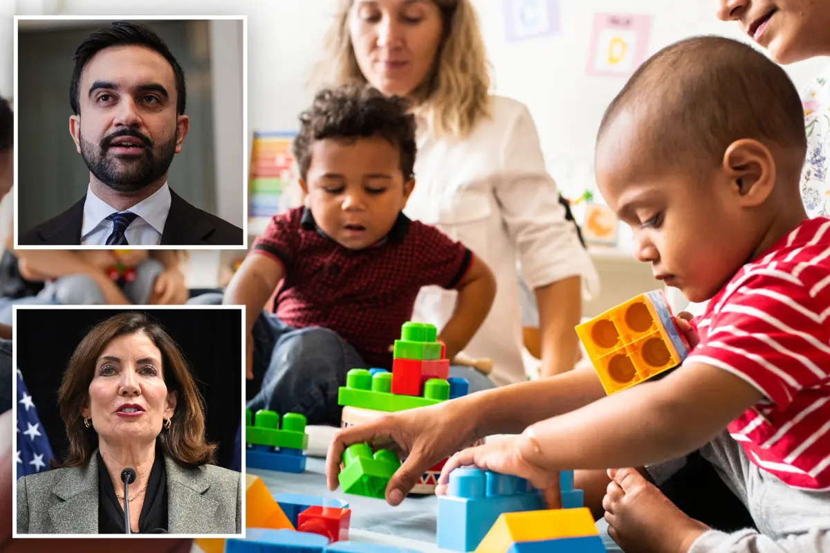 Mamdani and Hochul are urged to back a payroll tax to finance universal child care, according to a progressive think tank.
