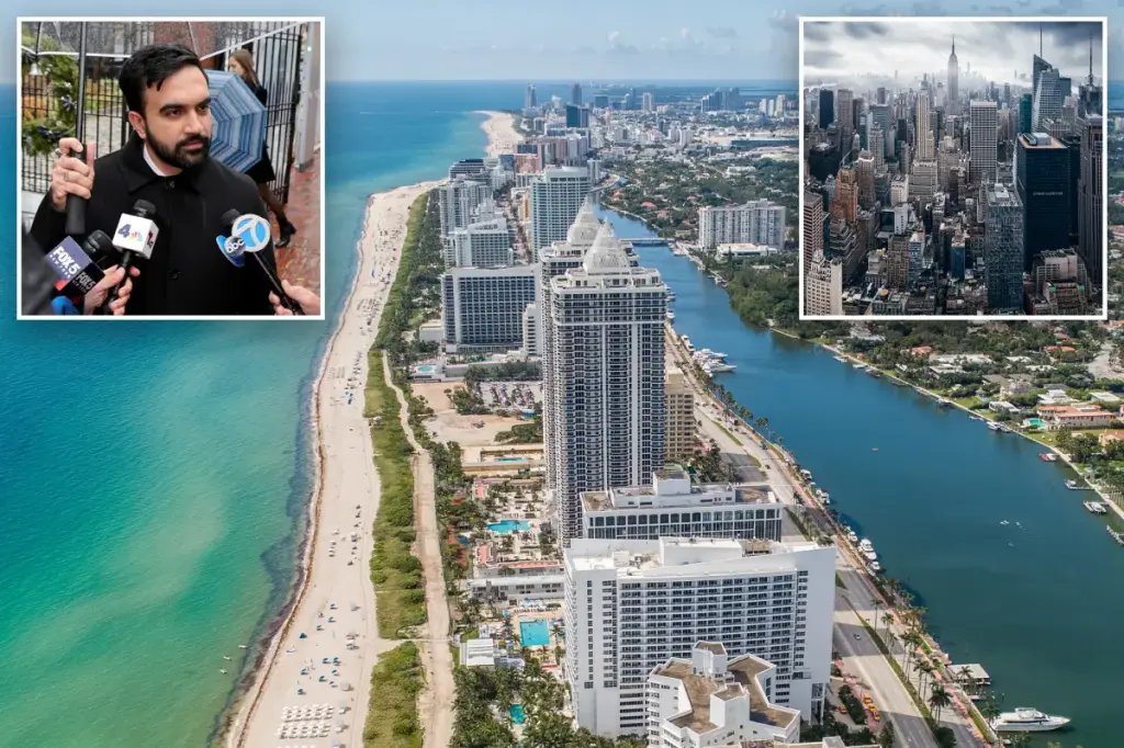 'Mamdani effect': Miami real estate agents see a 166% increase in interest from affluent New Yorkers