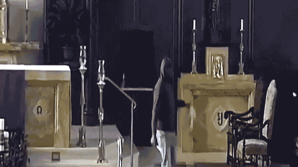 Man reportedly enters church's donation box during the holiday season