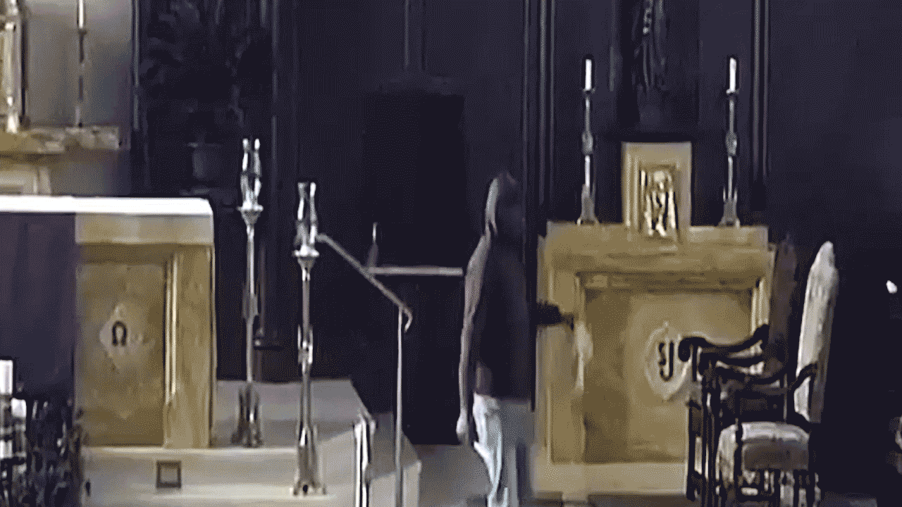 Man reportedly enters church's donation box during the holiday season