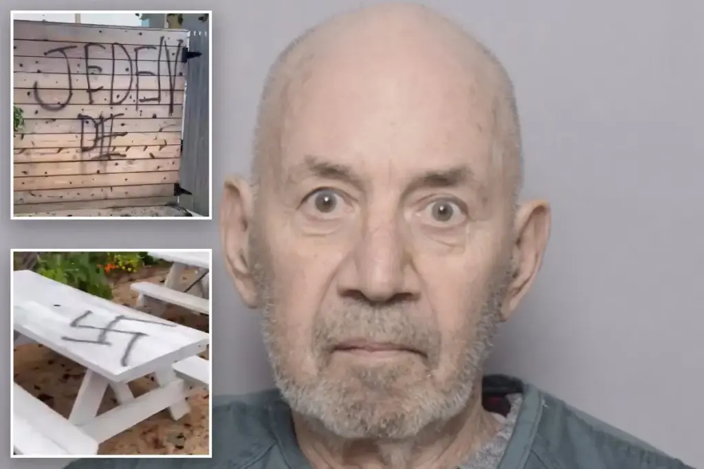 Man who intimidated Jewish-owned businesses with Nazi graffiti receives light punishment