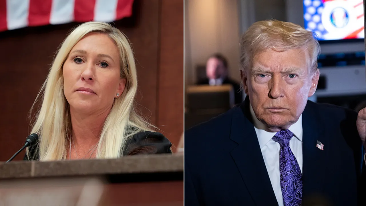 Marjorie Taylor Greene responds after President Trump criticizes her online