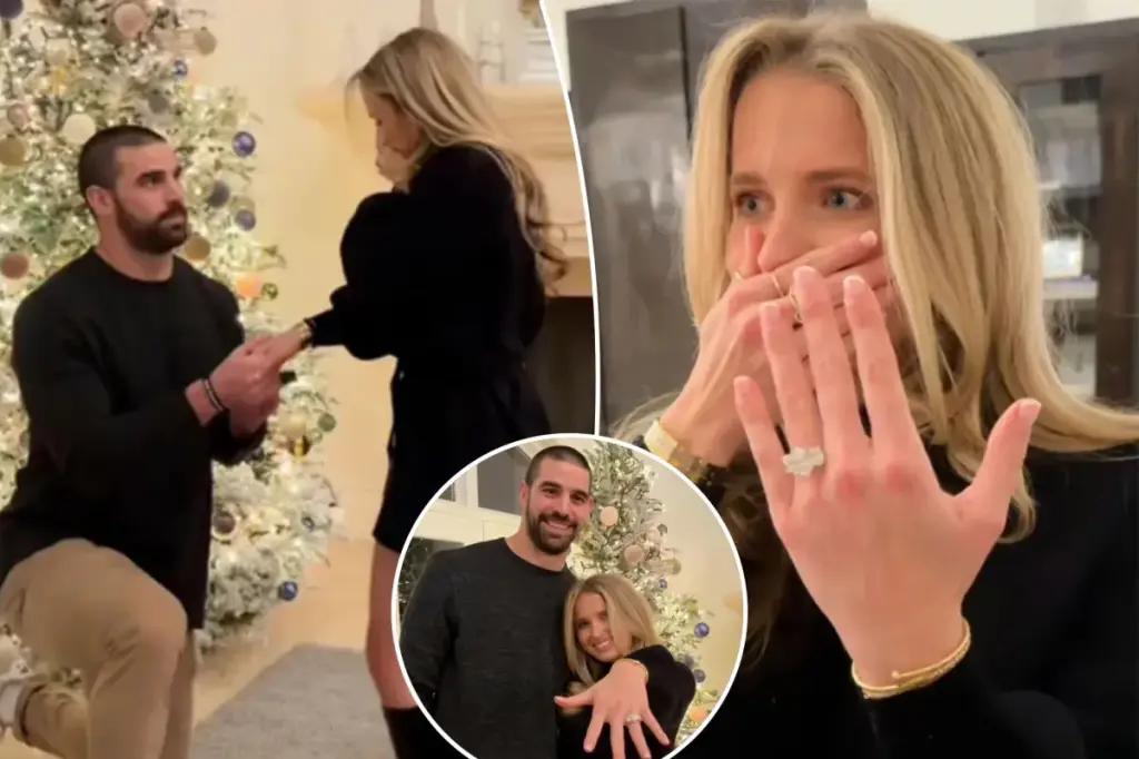 Mark Andrews of the Ravens proposes to his longtime girlfriend