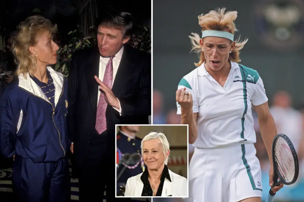 Martina Navratilova states she wouldn't decide to move to the US now if Trump were in charge.