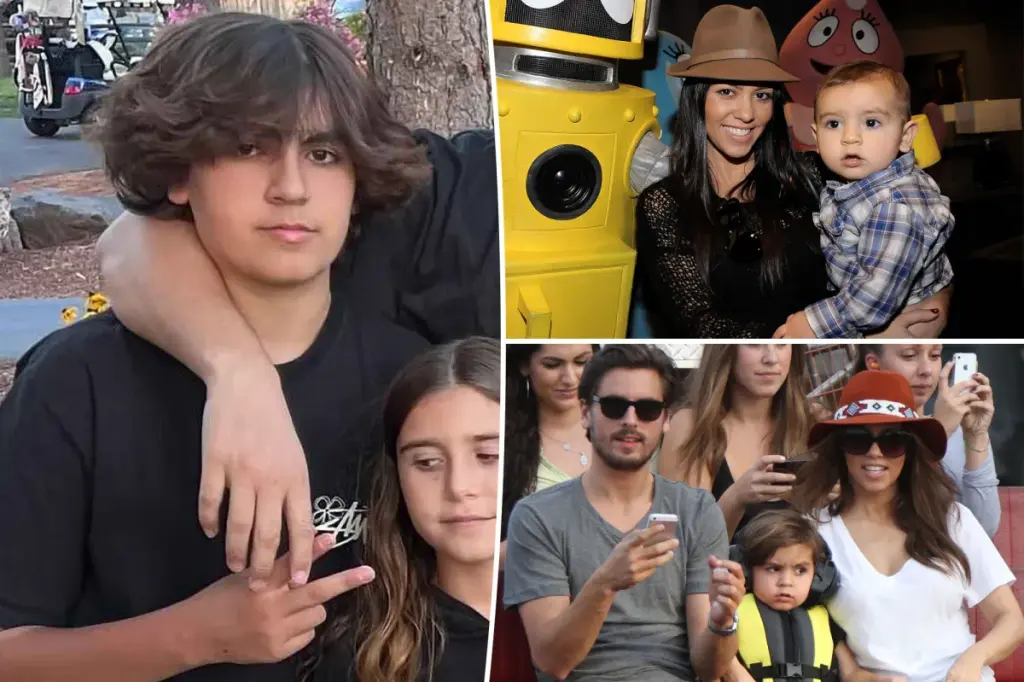 Mason Disick over the years as he marks his 16th birthday