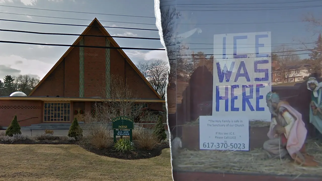 Massachusetts church features ICE message in debated Nativity scene