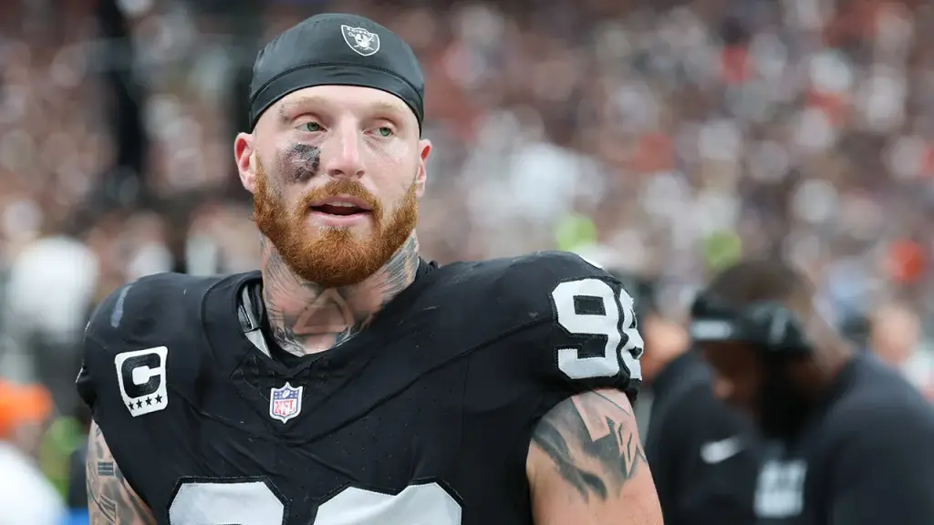 Maxx Crosby is 'not pleased' with Raiders regarding IR decision, according to source.