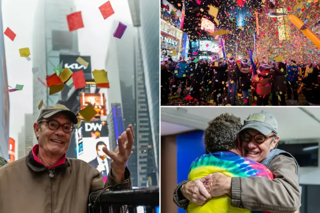 Meet the 'confetti king' of Times Square this New Year's Eve