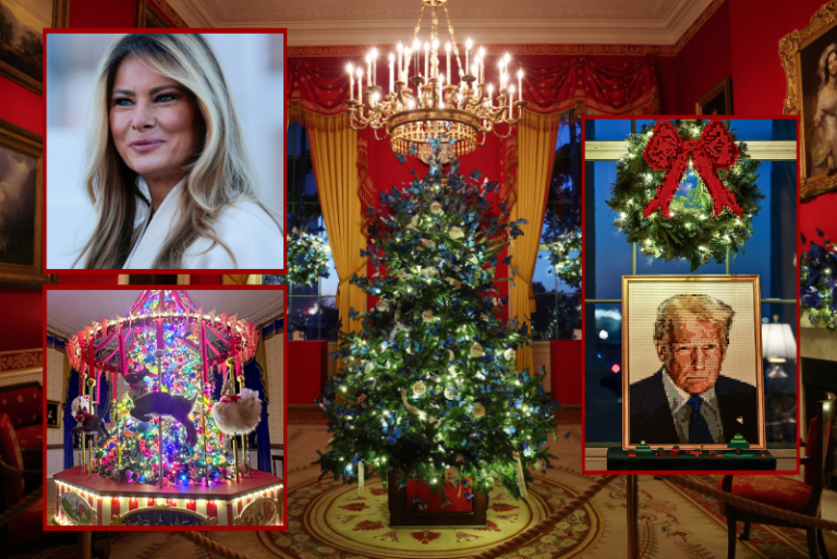 Melania Trump unveils this year’s White House Christmas decorations