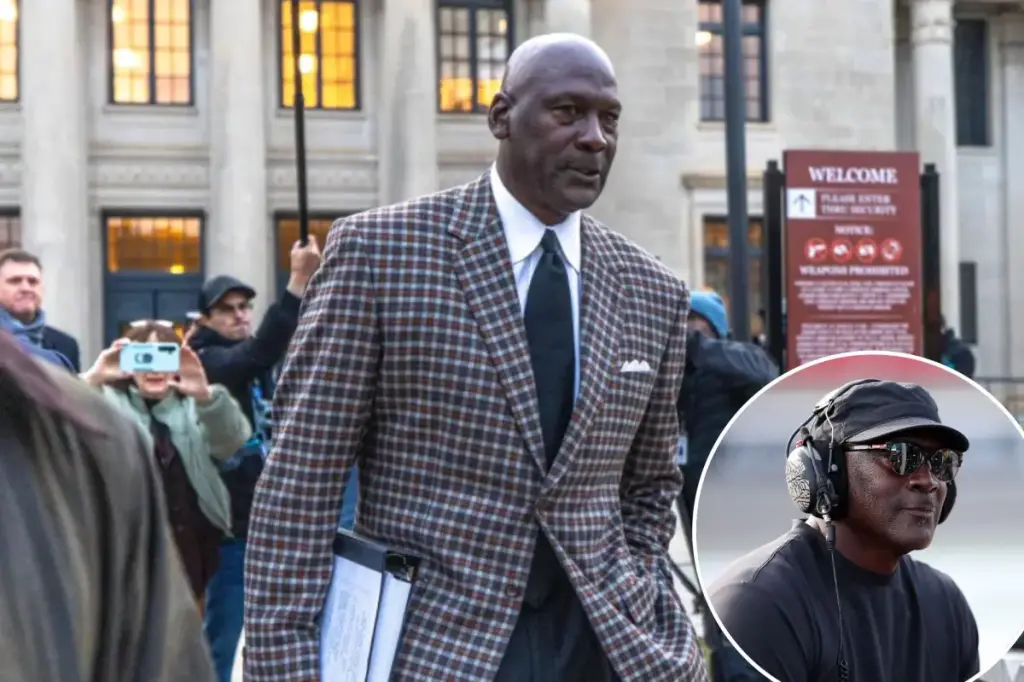 Michael Jordan states he felt he had to take legal action against NASCAR