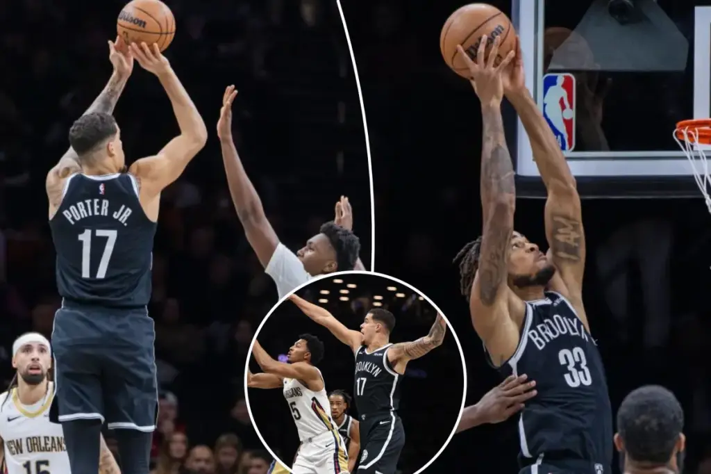 Michael Porter Jr. guides the Nets to victory against the Pelicans