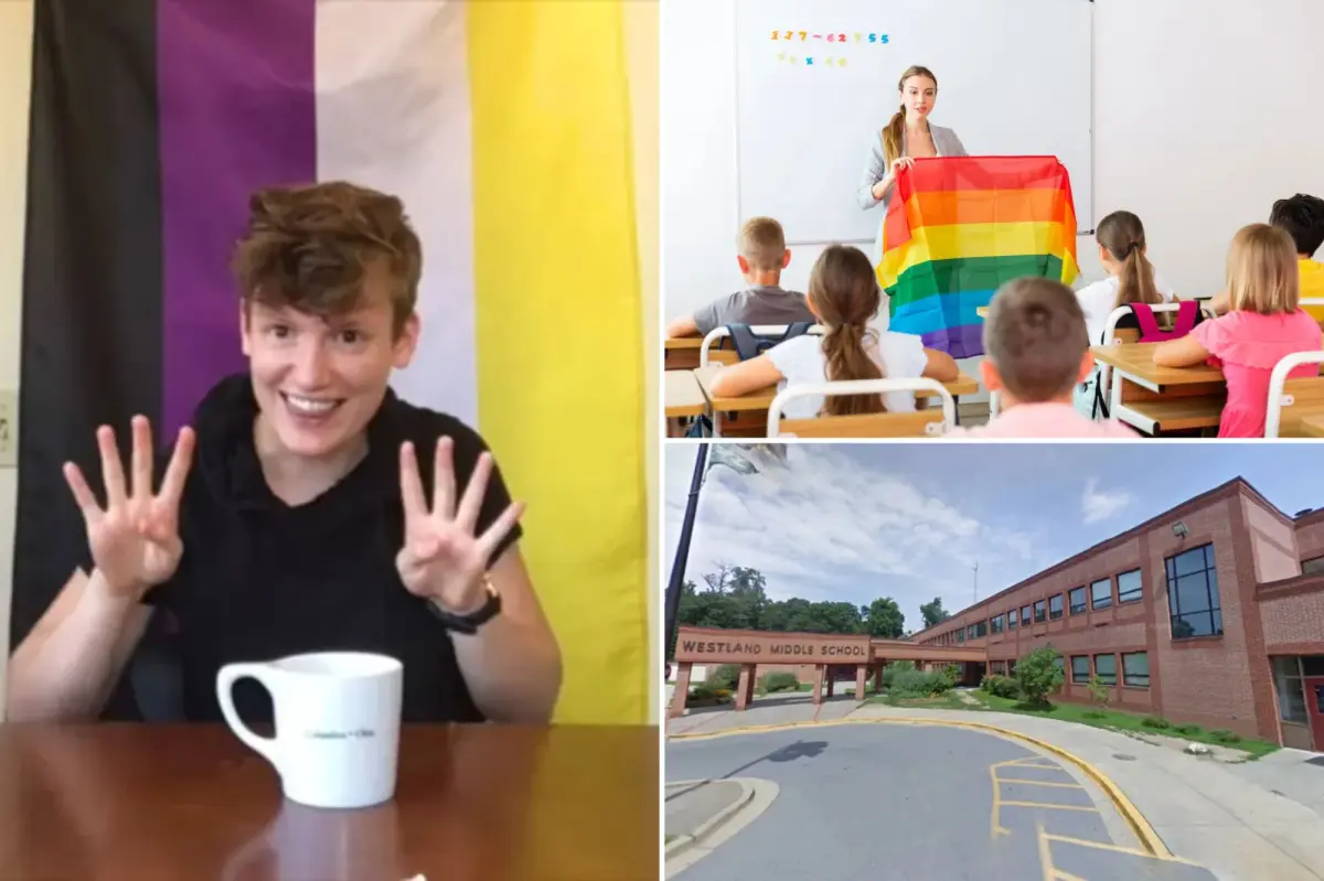 Middle school in Maryland taught kids about transgender awareness, including tips on binding and coming out.