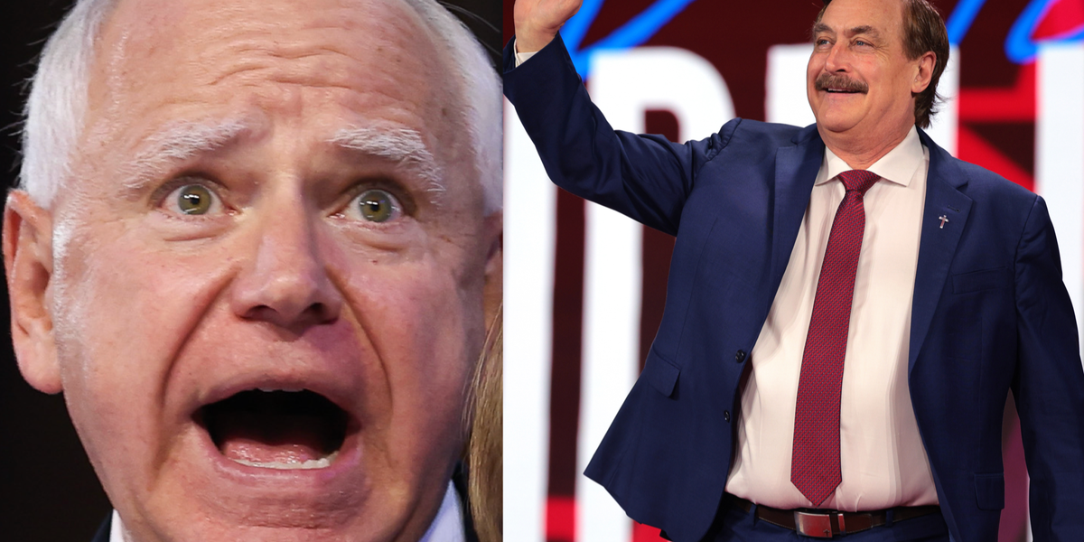 Mike Lindell is running for governor in Minnesota, challenging Tim Walz.