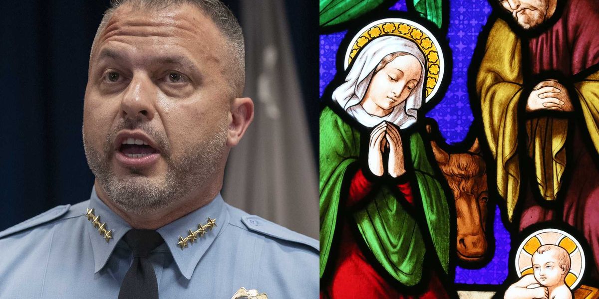 Minneapolis police chief refers to his Catholic beliefs while likening the holy family to undocumented immigrants