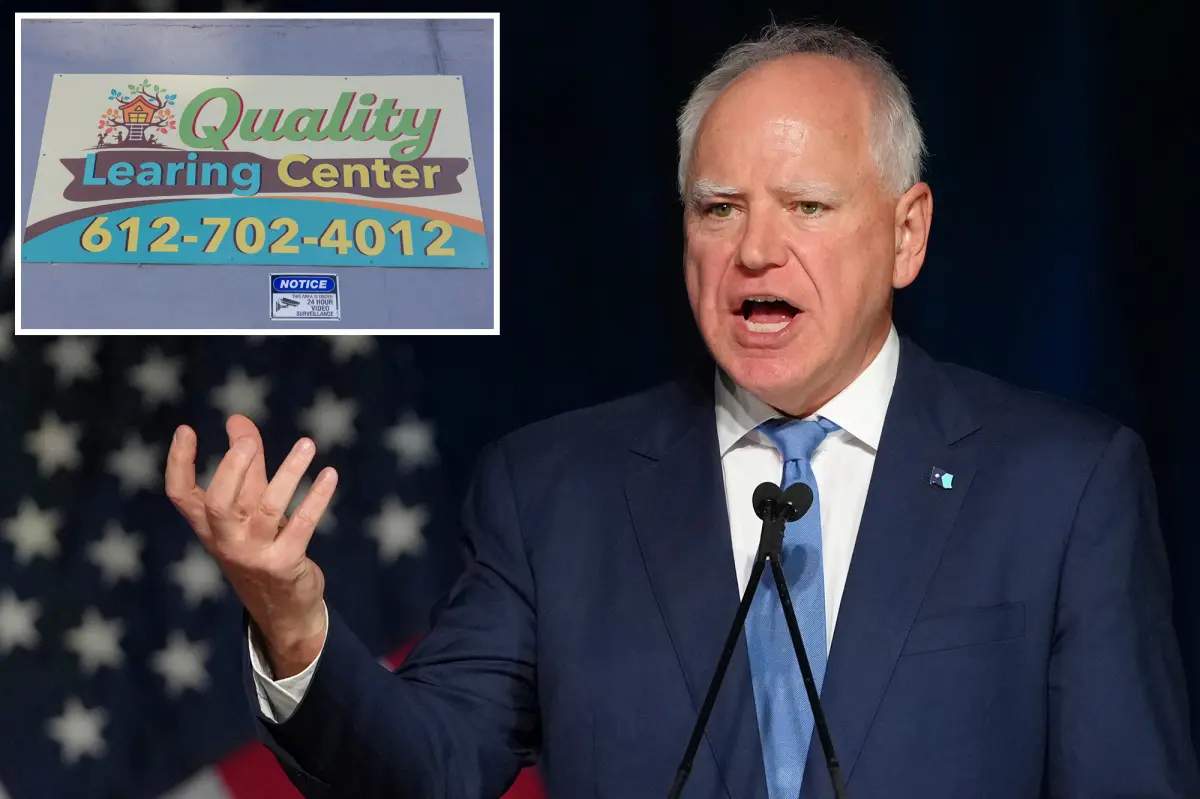 Minnesota Governor Tim Walz ignored warnings about day care fraud, according to GOP critics.
