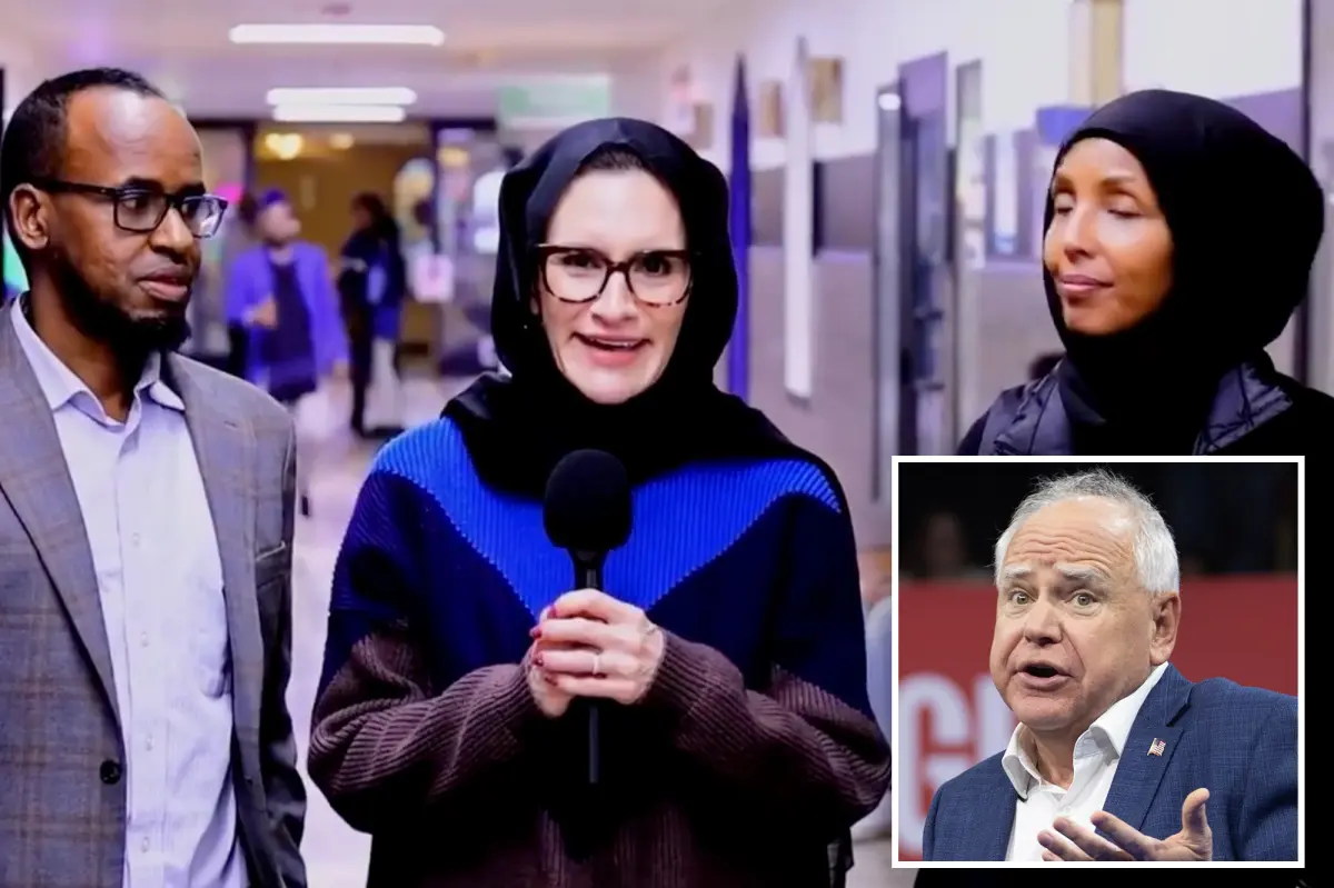 Minnesota's Lt. Gov. Peggy Flanagan dons hijab to show support for Somalis amid federal investigation into a large fraud scandal.