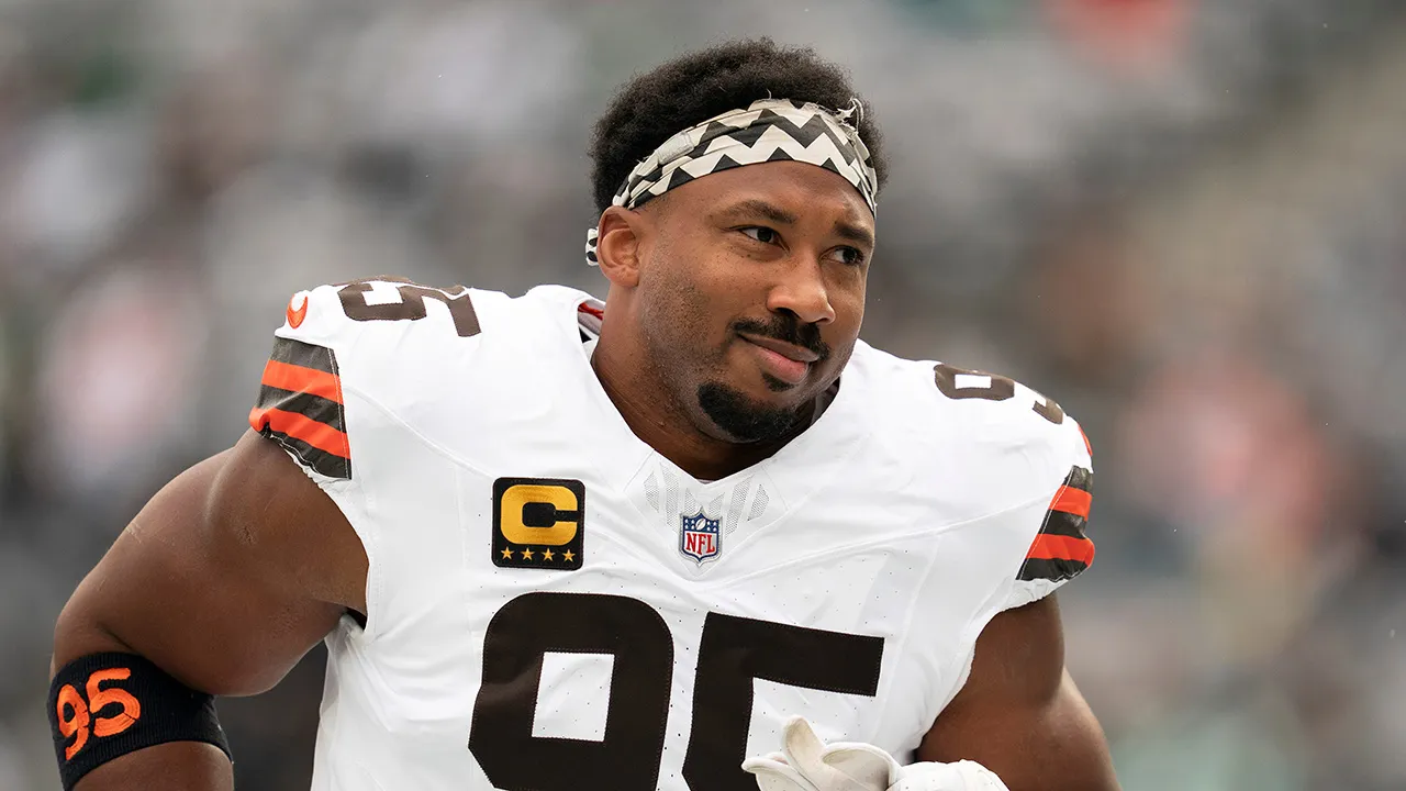 Myles Garrett expresses that breaking the record against Aaron Rodgers would be meaningful.