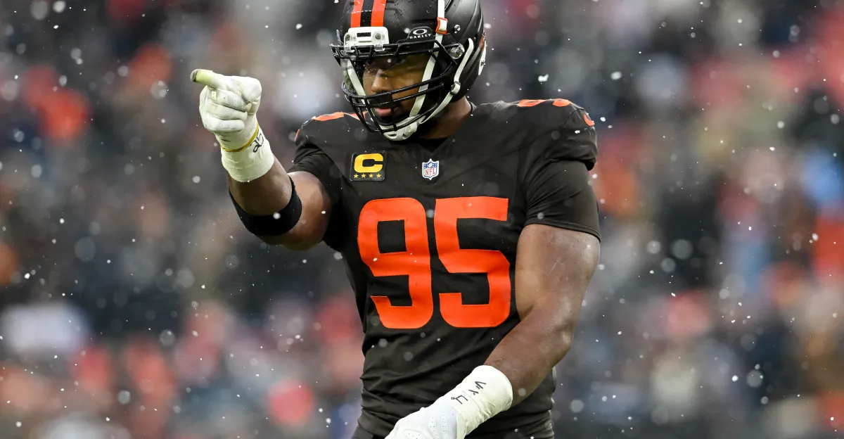 Myles Garrett's progress in breaking the NFL sack record as he pursues history for the Browns