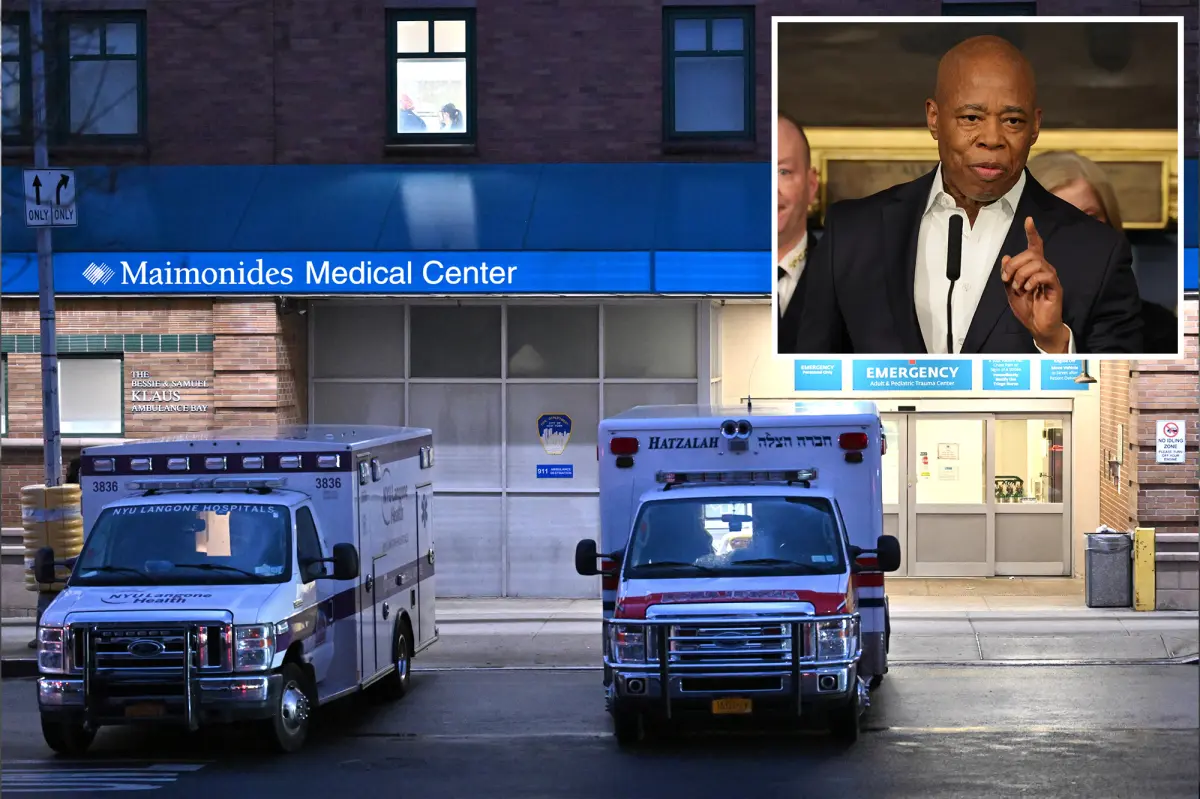 NYC Health+Hospitals will take control of struggling Maimonides Hospital, according to Mayor Adams.