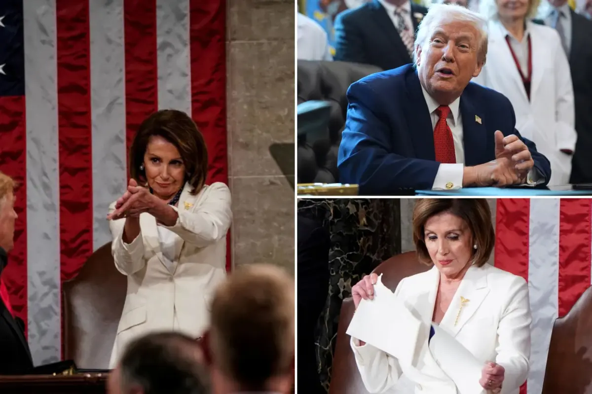 Nancy Pelosi emphasizes that Democrats are not looking to impeach Trump for a third time, stating that the president previously made them do it.